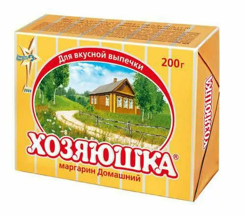 фотография продукта Маргарин "хозяюшка" 60% 200гр