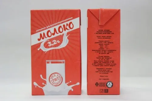 молоко 3,2% 1л ГОСТ 314... в Москве