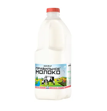 Фотография продукта Молоко паст. ПравильноеМолоко 2л 3,2-4%