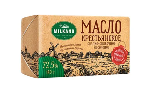 фотография продукта Масло сливочное ГОСТ 82.5%