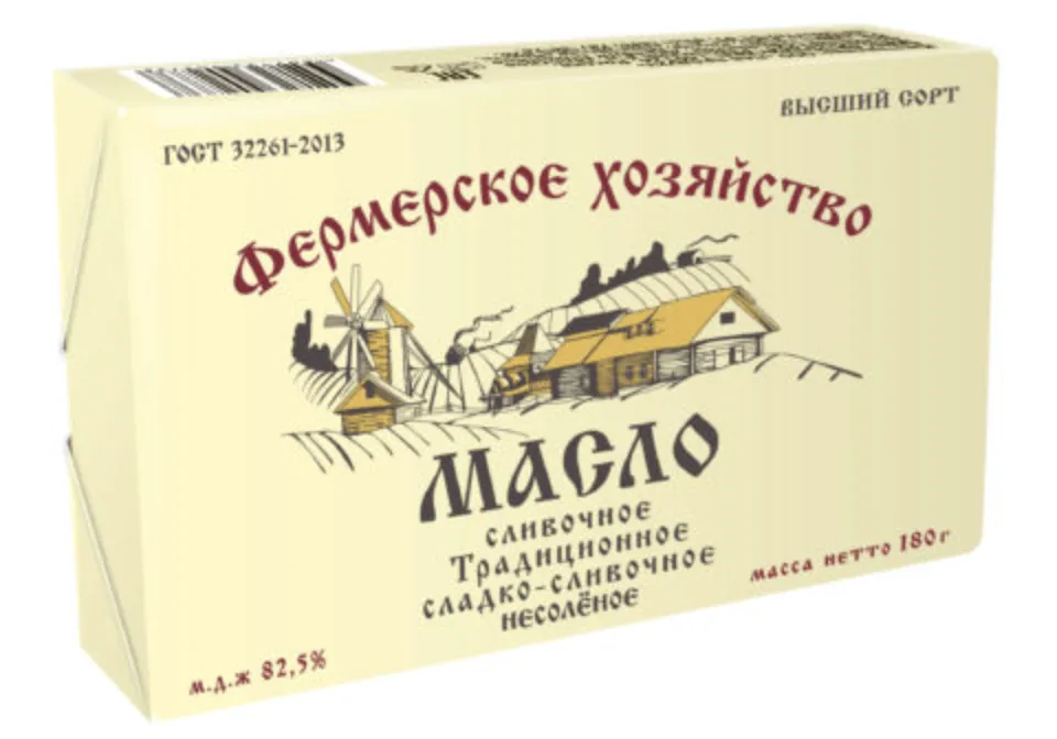 масло сливочное традиционное 82,5% в Химках