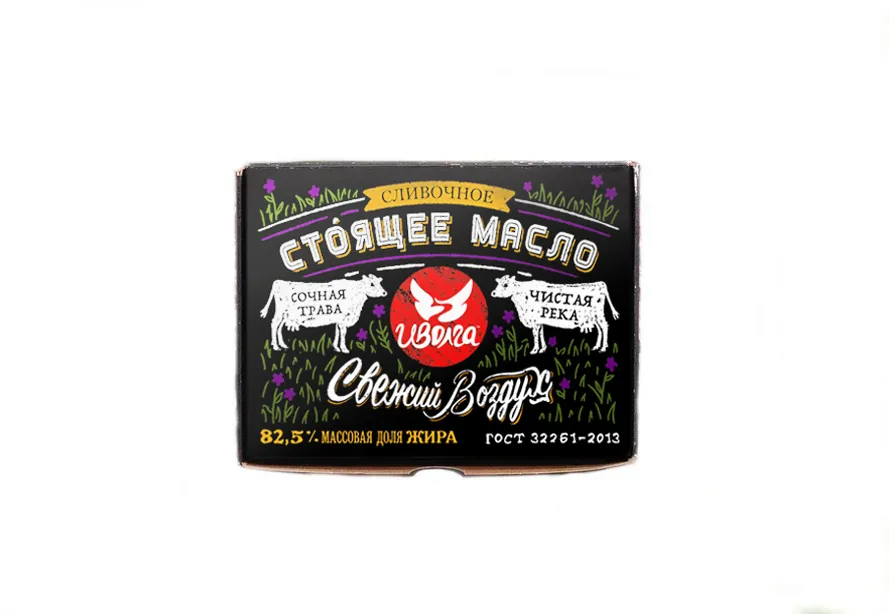 фотография продукта Масло сливочное " иволга " ГОСТ 82,5 %