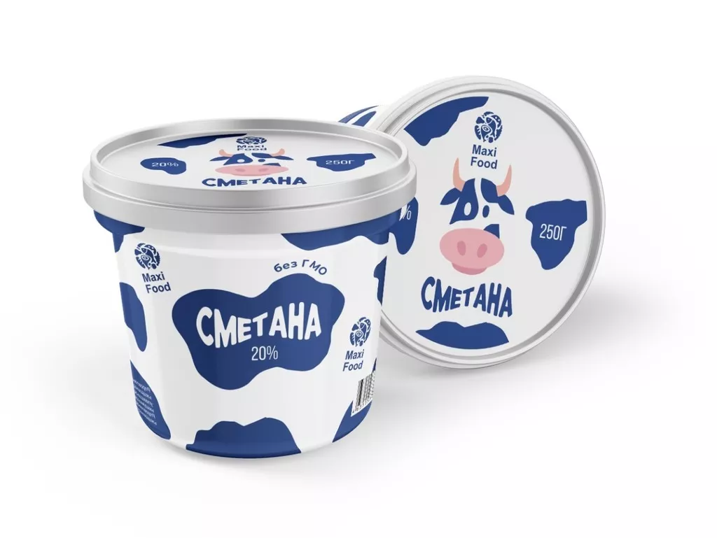 фотография продукта Сметана беларусь - 20% - 180г