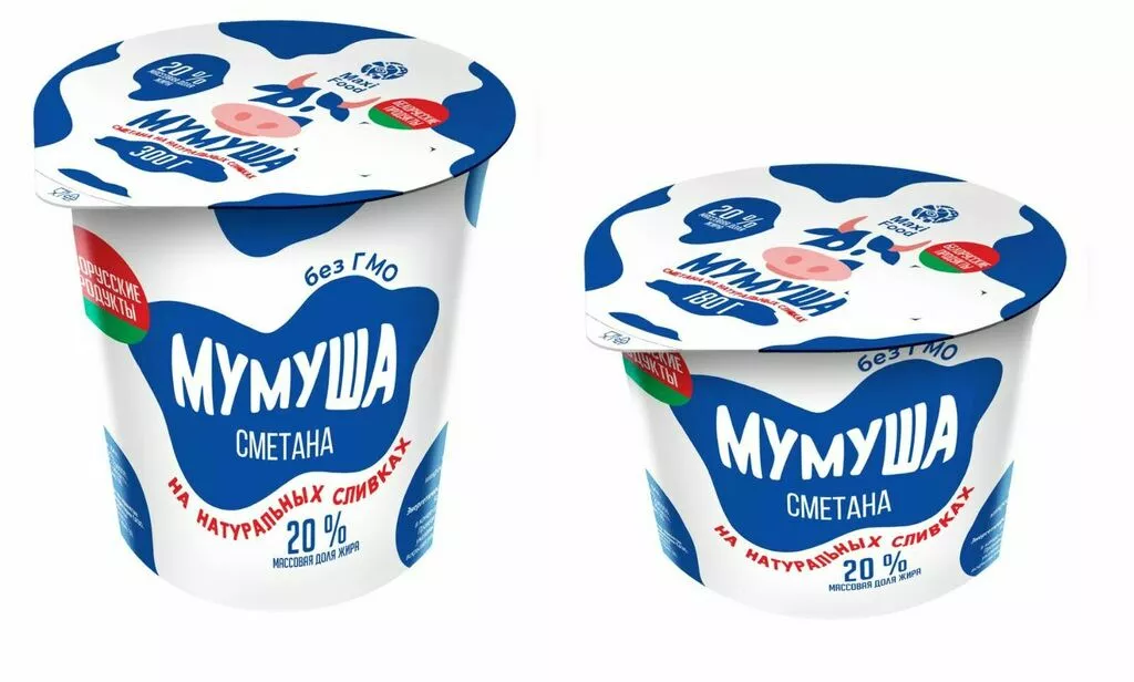 фотография продукта Сметана беларусь - 15% - 300гр