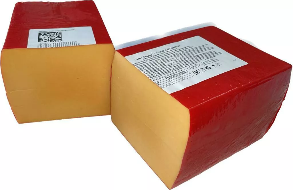 сыр полутвердый cheddar, мдж 45% (оранж) в Москве