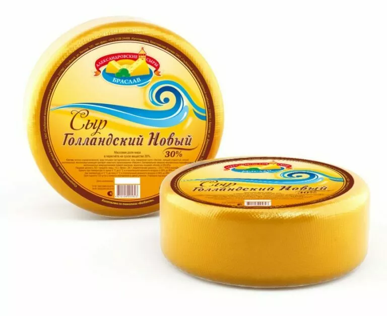 фотография продукта Сыр голландский новый 30% / беларусь