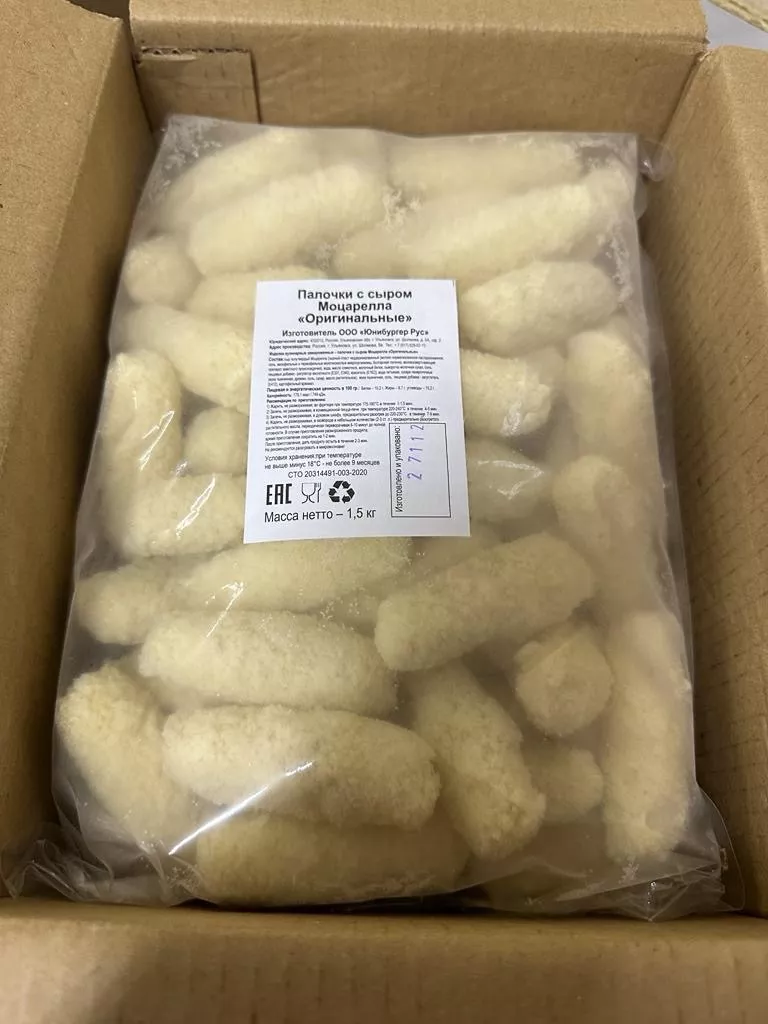 фотография продукта Сырные палочки (моцарелла) в панировке 