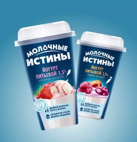 Фотография продукта Йогурт питьевой «молочные истины»