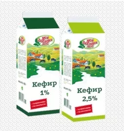 фотография продукта Кефир 1%, 2,5% пюр-пак оптом