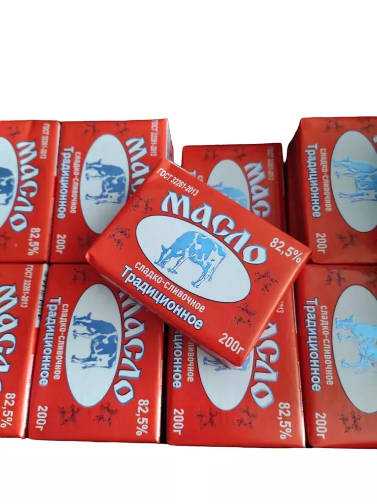 Фотография продукта Масло сливочное традиционное 82,5%
