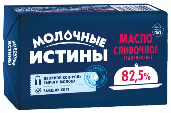 Фотография продукта Масло сливочное традиционное 82,5%