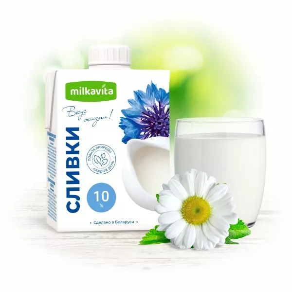 фотография продукта Сливки милкавита 500 гр