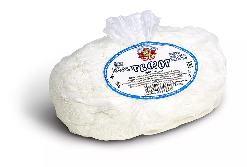 фотография продукта Творог 9% заморож.